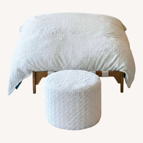 Used Lovesac Pillow Sac Chair and Ottoman for sale on AptDeco