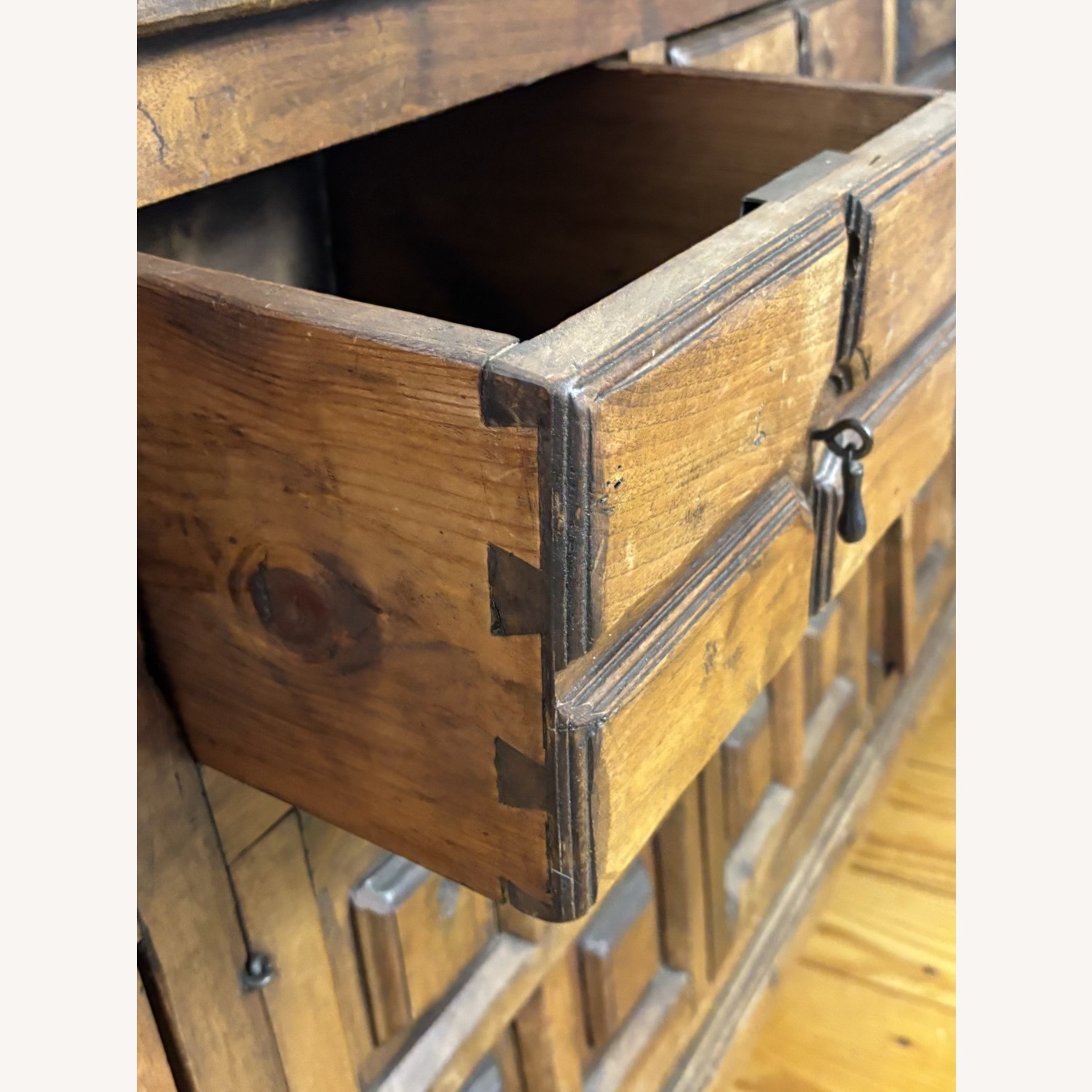 Antique Spanish Revival Sideboard - image-4