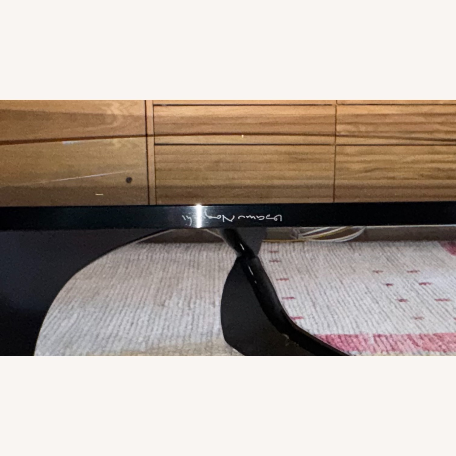 Isamu Noguchi Black Glass Coffee Table - image-5