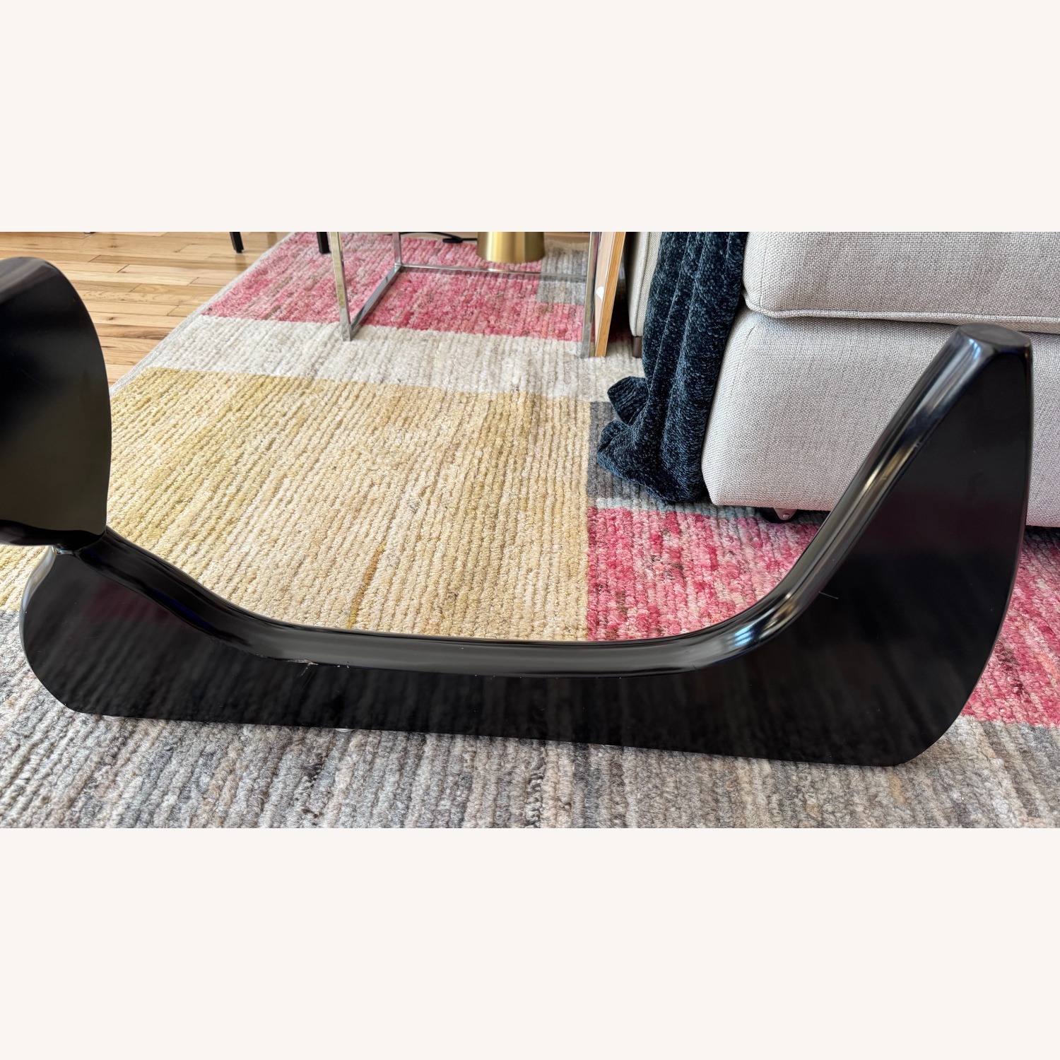 Isamu Noguchi Black Glass Coffee Table - image-6