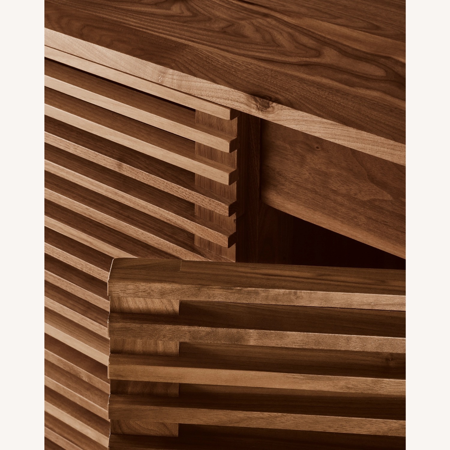 Room & Board Coles Walnut Slat Media Cabinet - image-6