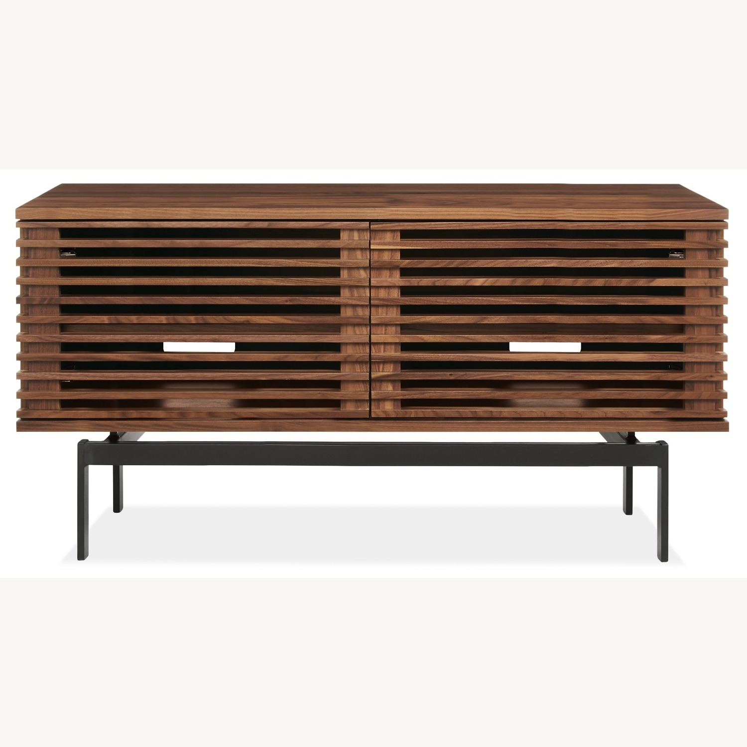 Room & Board Coles Walnut Slat Media Cabinet - image-1