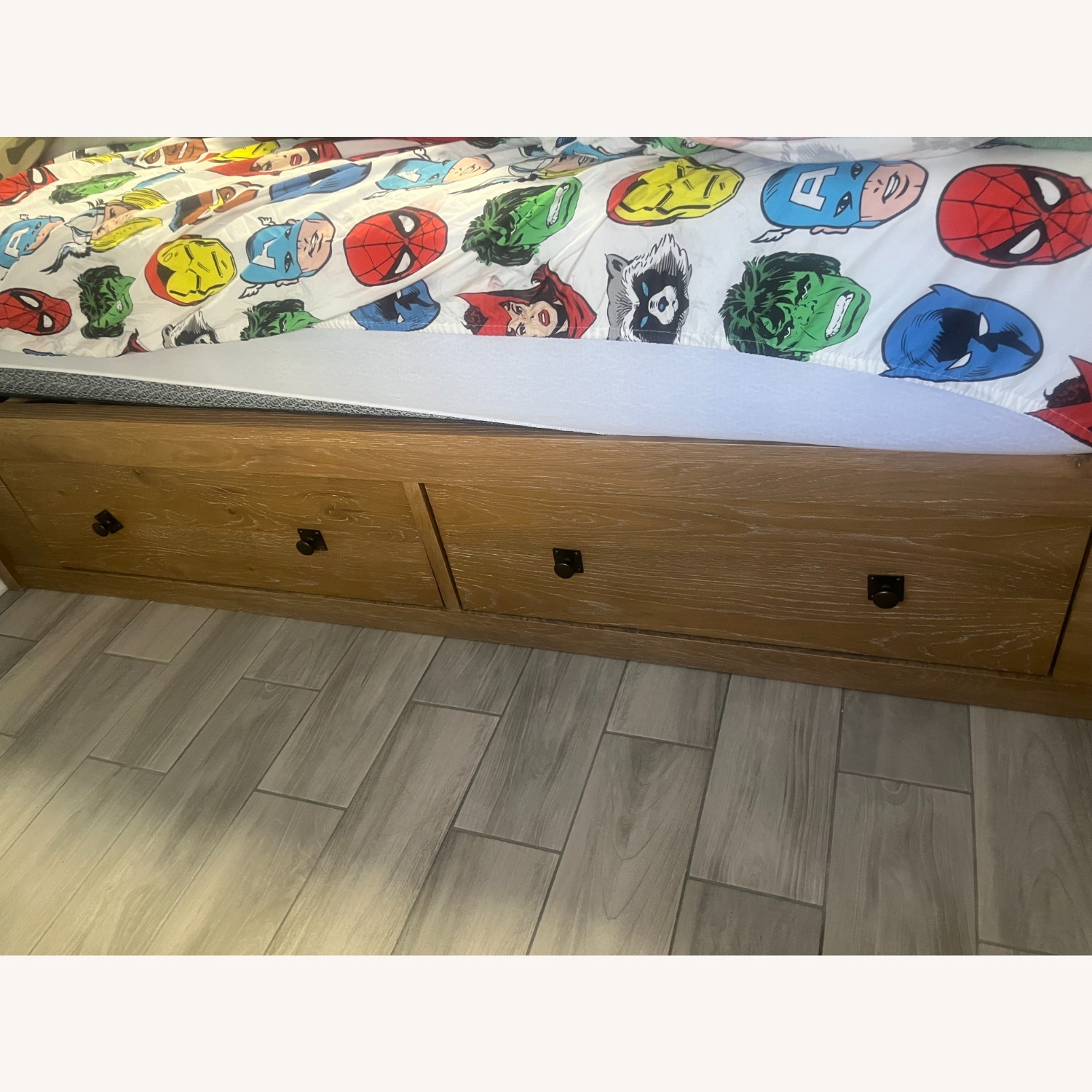 Pottery Barn Kids Charlie Natural Wood Twin Bed - image-2