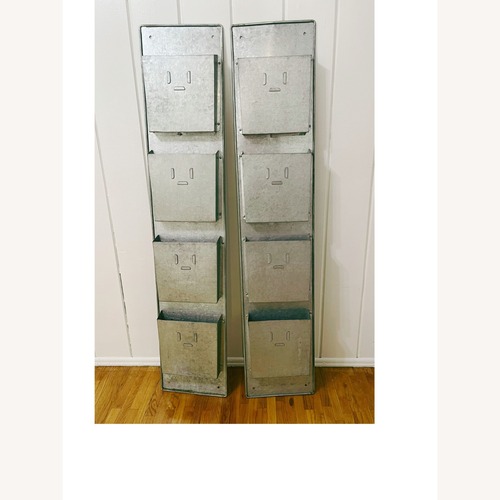 Used Pottery Barn Steel Magazine/File Storage for sale on AptDeco