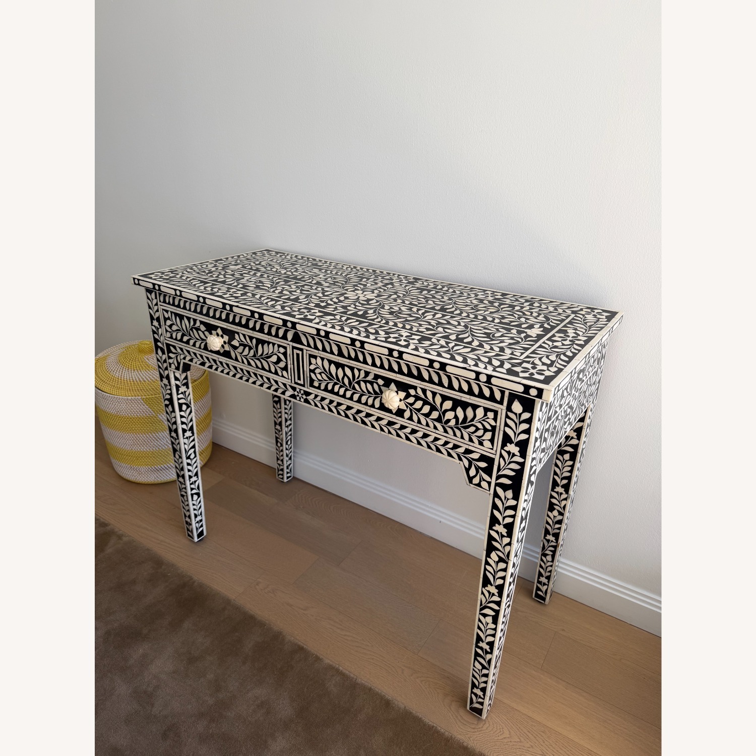 Arhaus Inlaid Bone Small Desk or Console - image-2