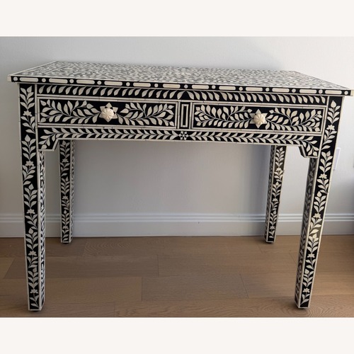 Used Arhaus Inlaid Bone Small Desk or Console for sale on AptDeco