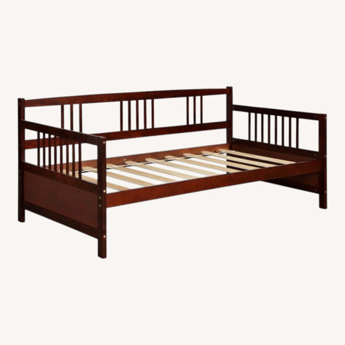 Used Walmart Dark Brown Wood Daybed for sale on AptDeco