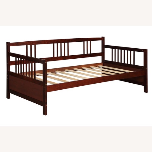 Used Walmart Dark Brown Wood Daybed for sale on AptDeco