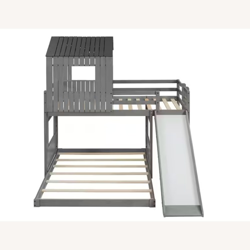 Used Kids Bunk Bed with Slide for sale on AptDeco