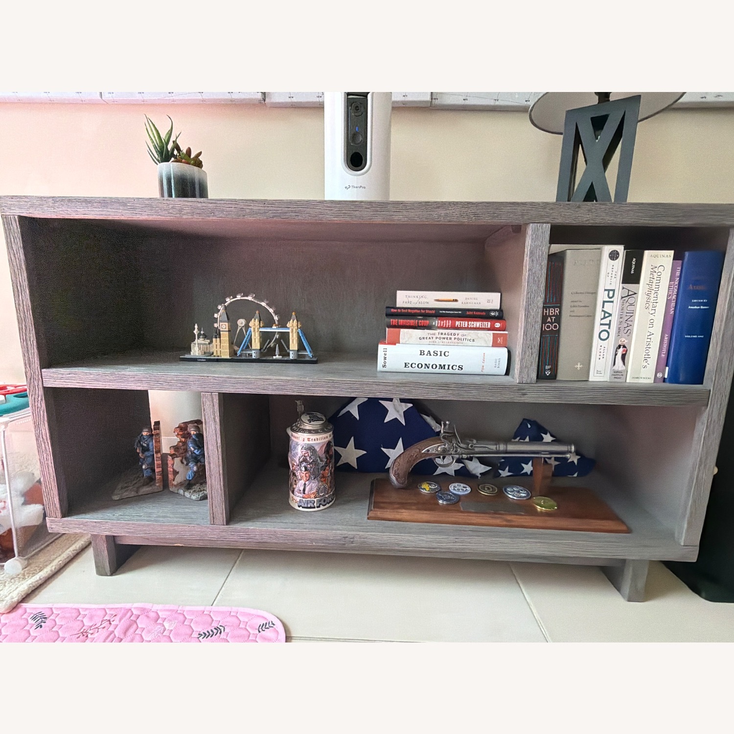 Ashford Grey Wood Bookcase  - image-3