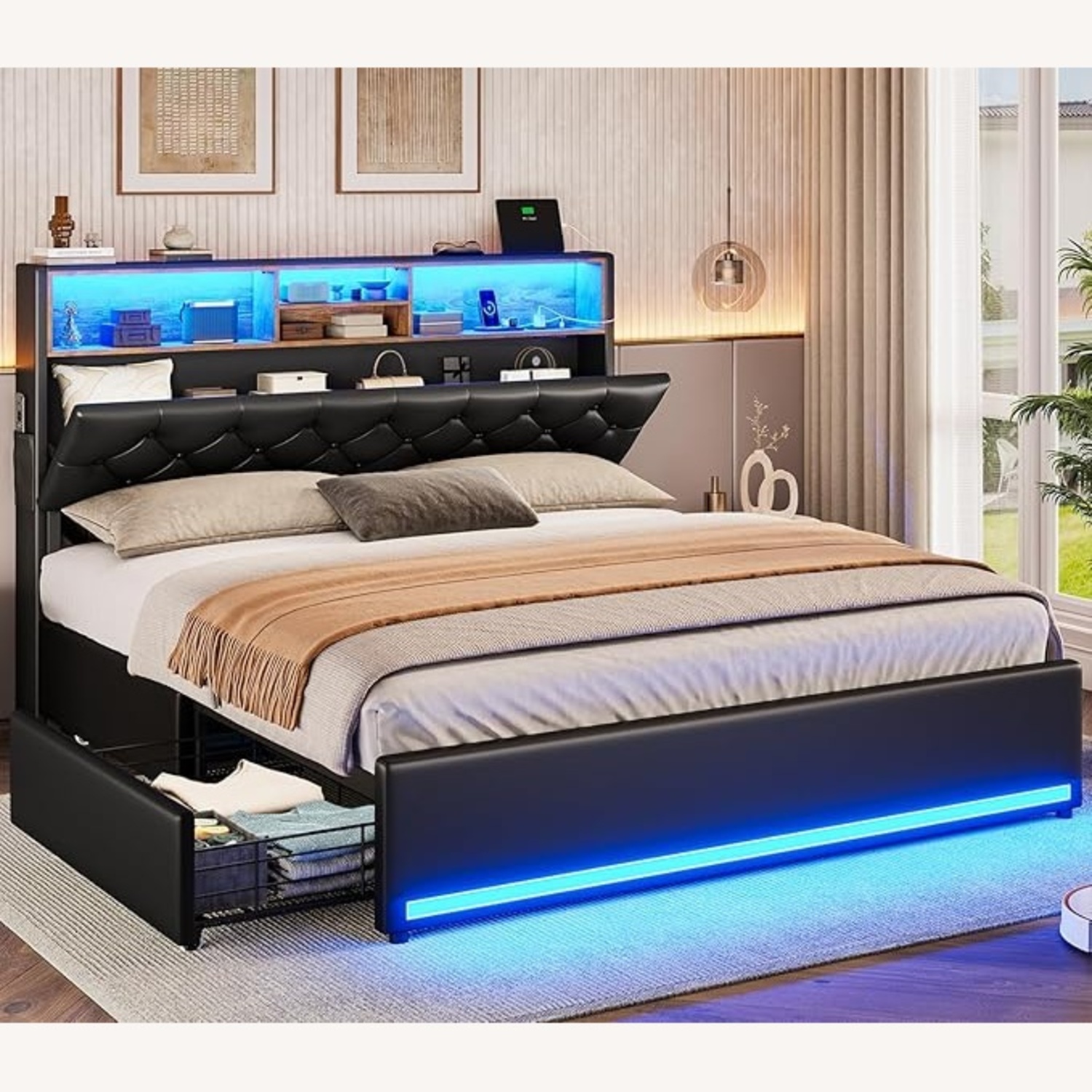 Queen size Bed Frame - image-5