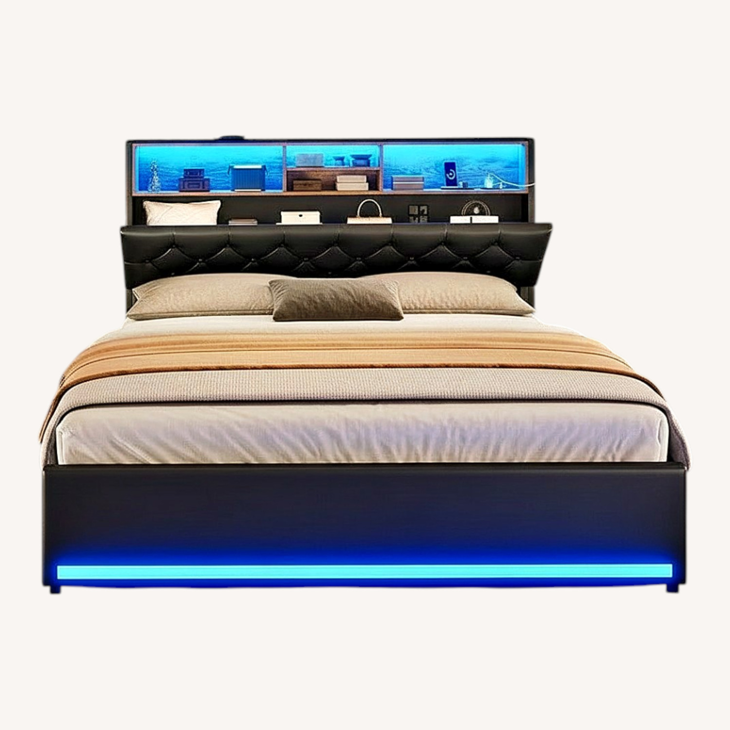 Queen size Bed Frame - image-0
