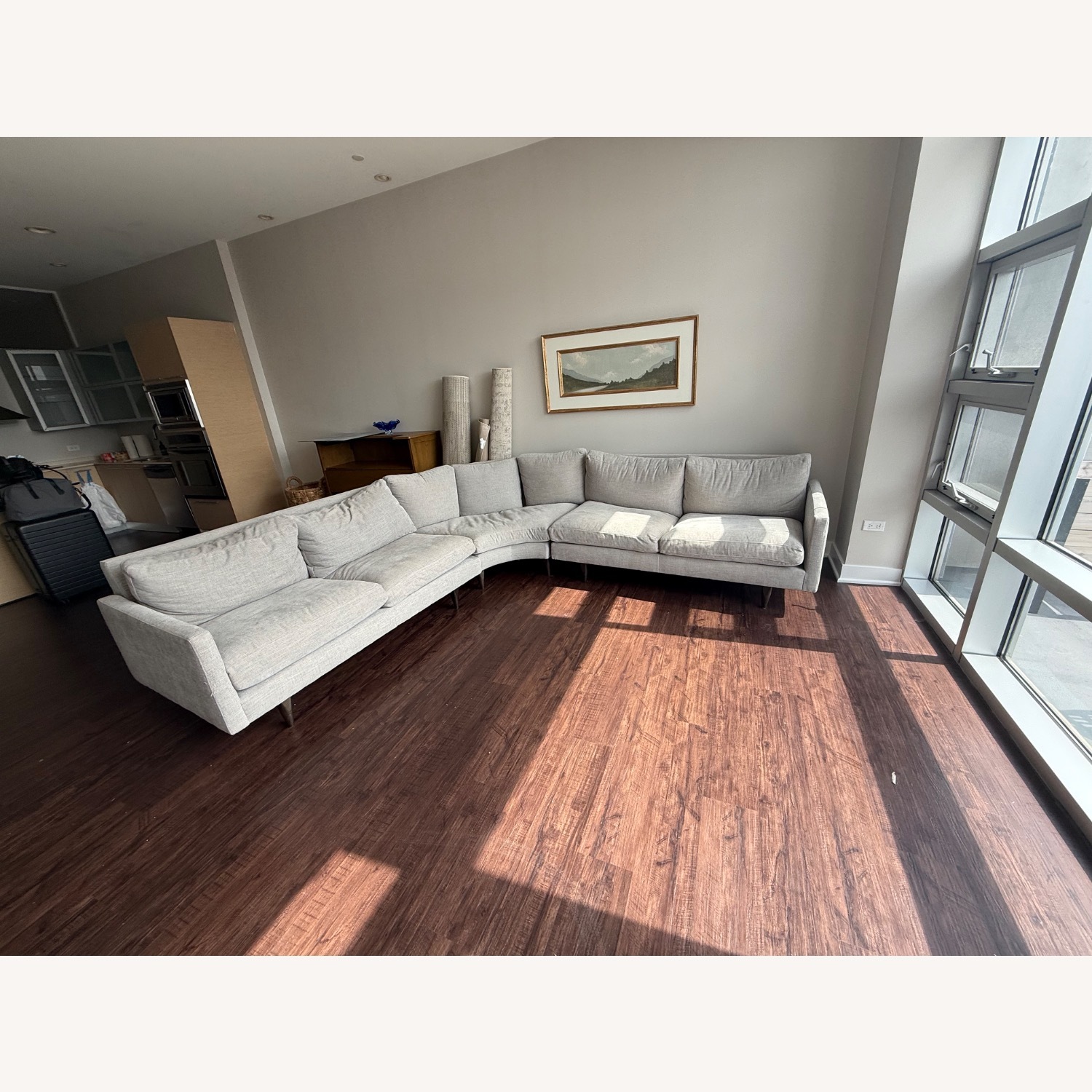 Room & Board Jasper Light Gray Sectional - image-3