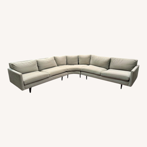 Used Room & Board Jasper Light Gray Sectional for sale on AptDeco