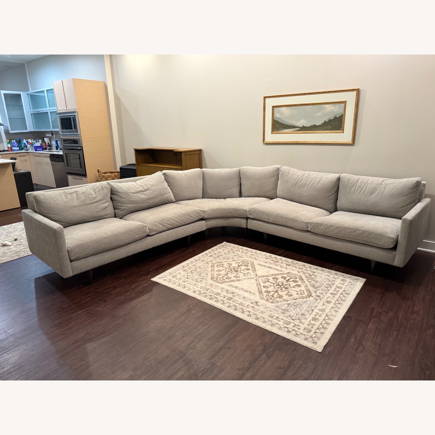 Room & Board Jasper Light Gray Sectional - image-1