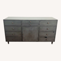 HD Buttercup Black Wood Chest