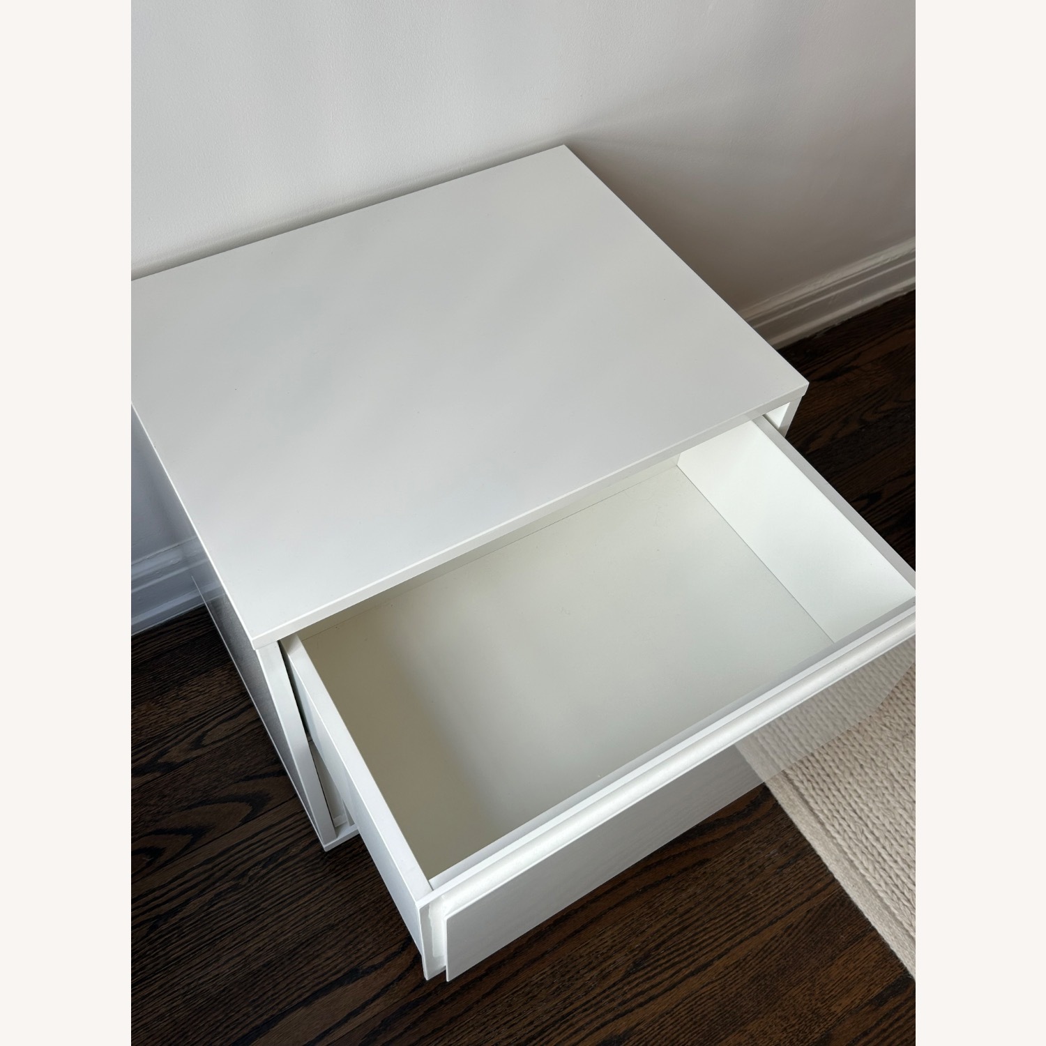 AllModern Carson White Wood Nightstand - image-4