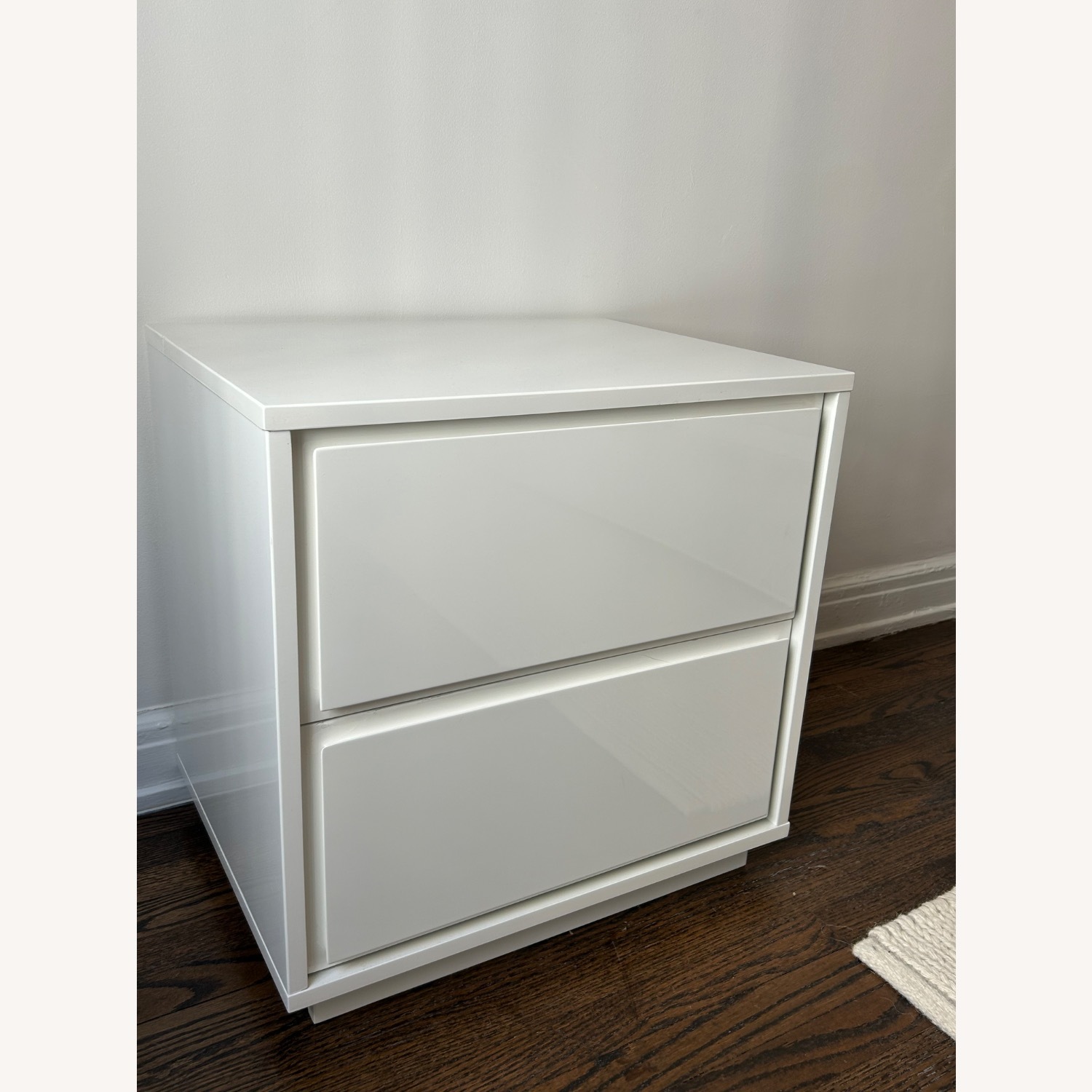 AllModern Carson White Wood Nightstand - image-2
