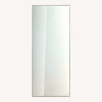 CB2 Infinity Gold Metal Floor Mirror