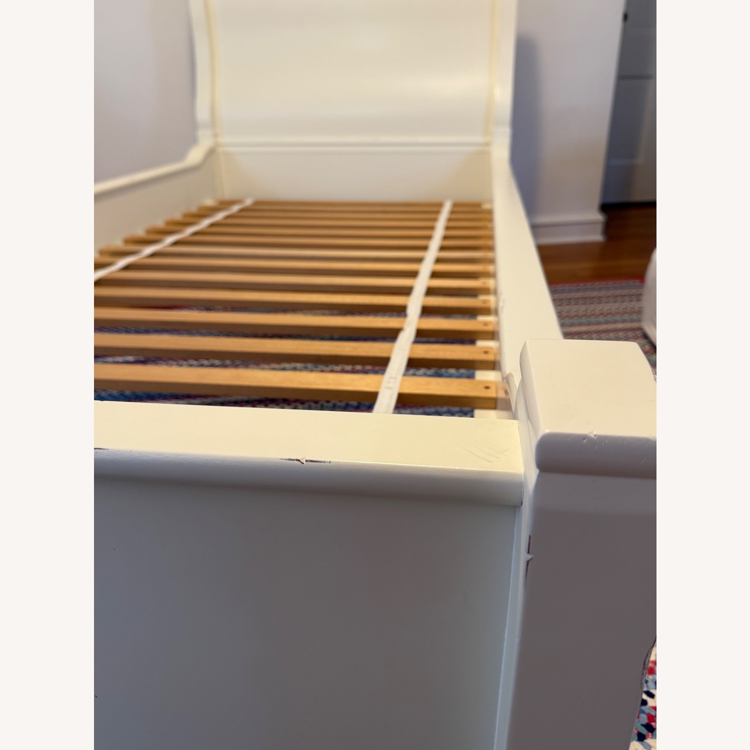 Pottery Barn Larkin Sleigh Twin Bed - image-15