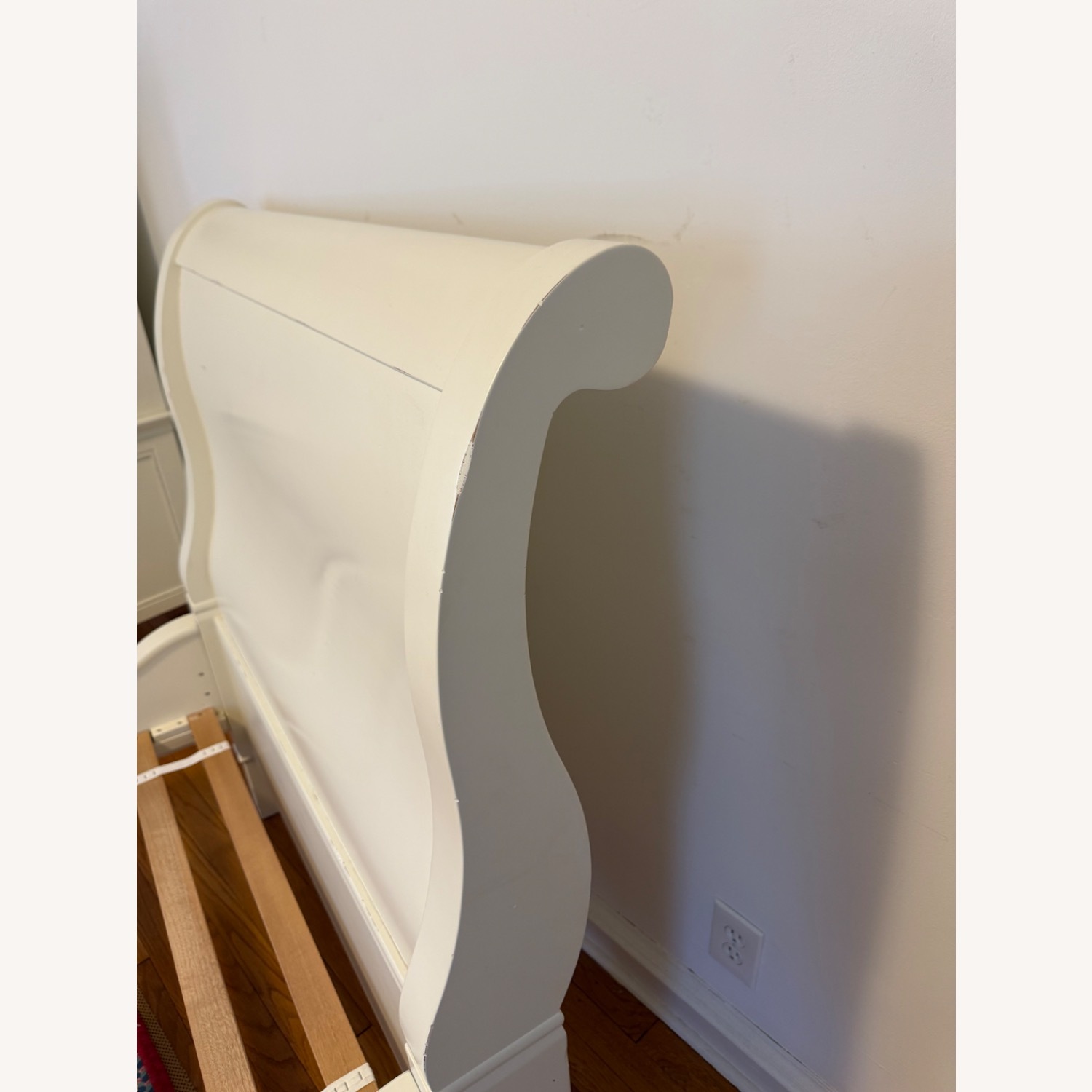 Pottery Barn Larkin Sleigh Twin Bed - image-4