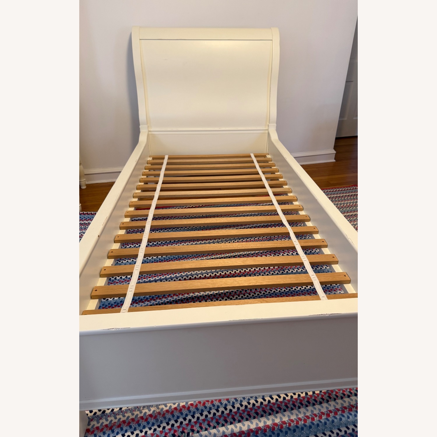 Pottery Barn Larkin Sleigh Twin Bed - image-2