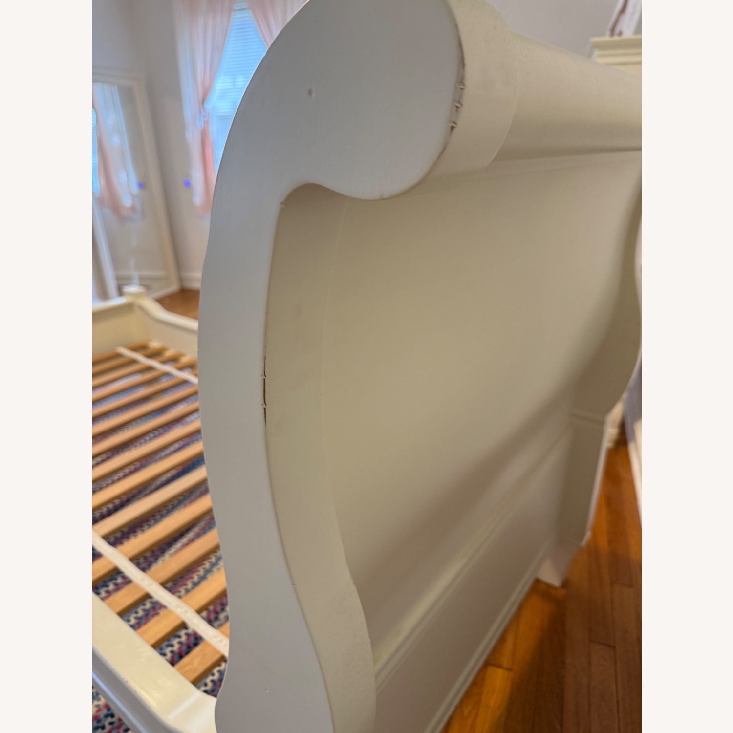 Pottery Barn Larkin Sleigh Twin Bed - image-12