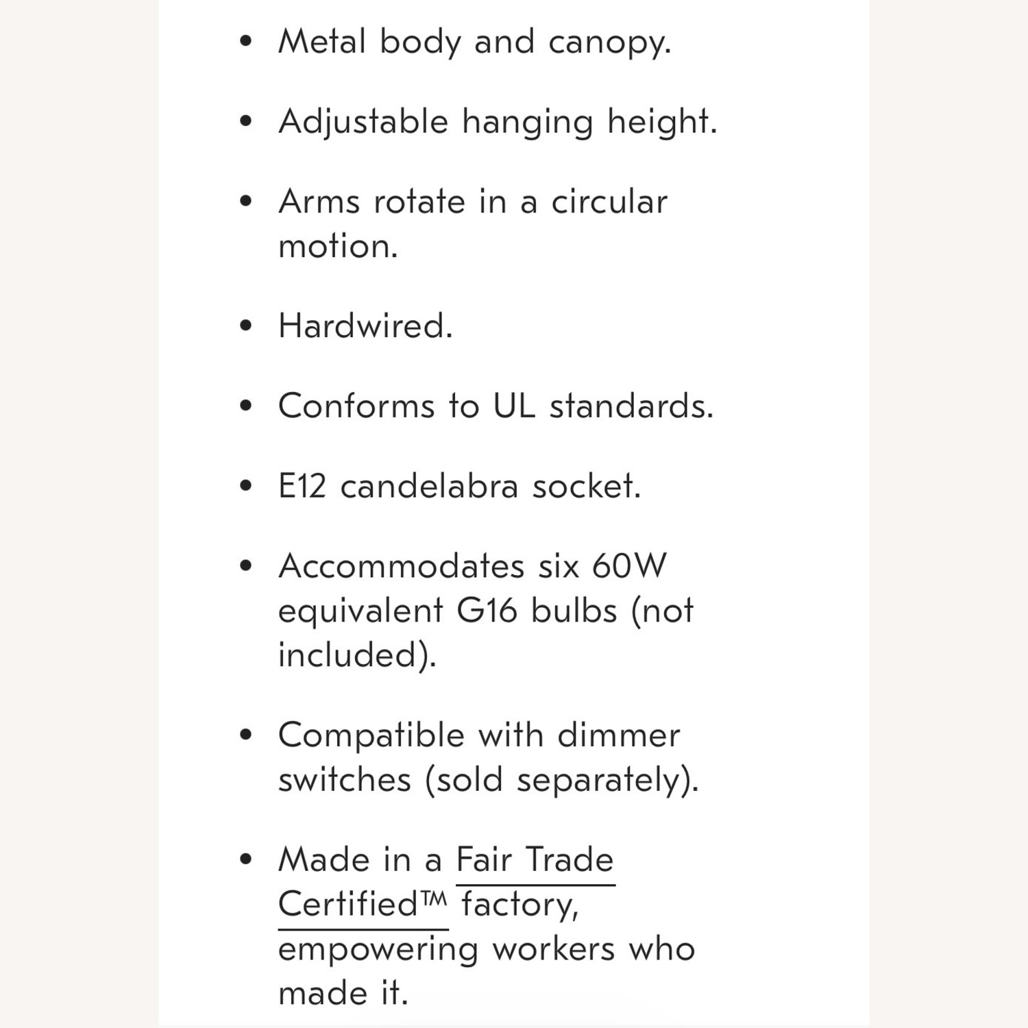  West Elm Arc Brass Ceiling Lamp 30” - image-4