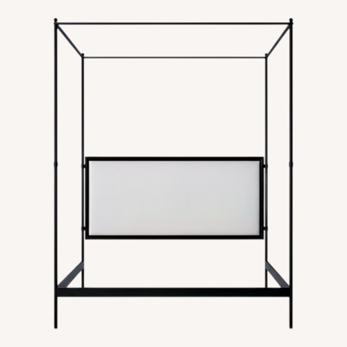 Used Restoration Hardware French Iron Canopy Queen Bed for sale on AptDeco