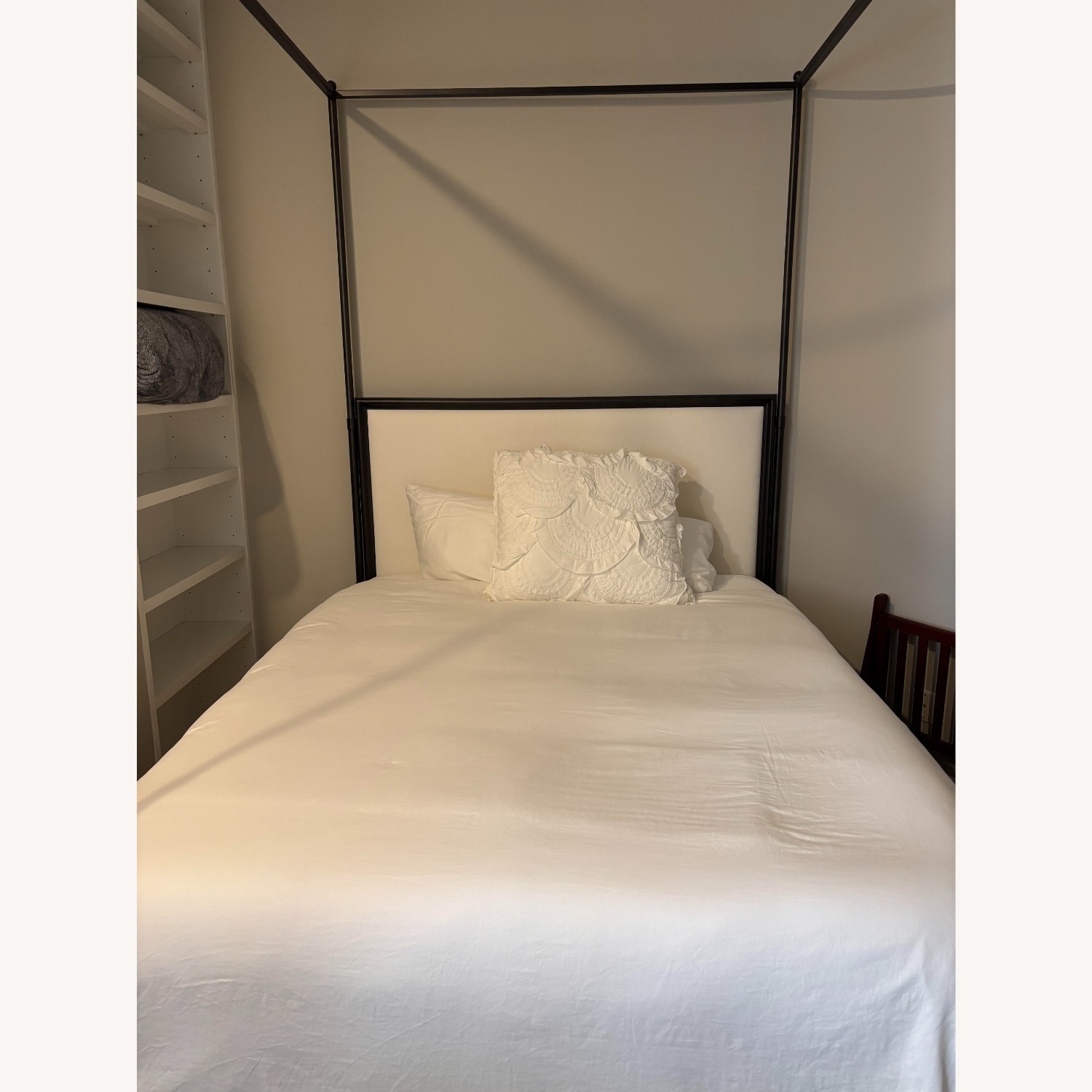 Restoration Hardware French Iron Canopy Queen Bed - image-1