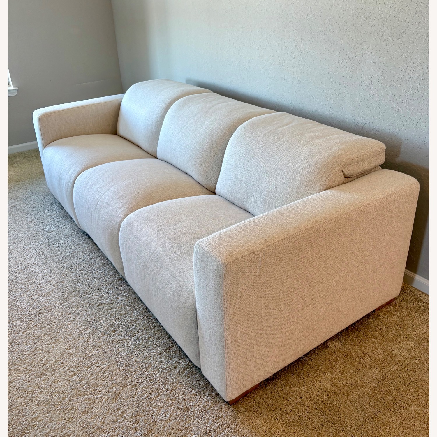 Restoration Hardware 8ft Lennon Reclining Sofa - image-1