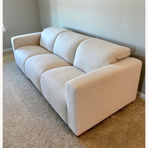 Used Restoration Hardware 8ft Lennon Reclining Sofa for sale on AptDeco