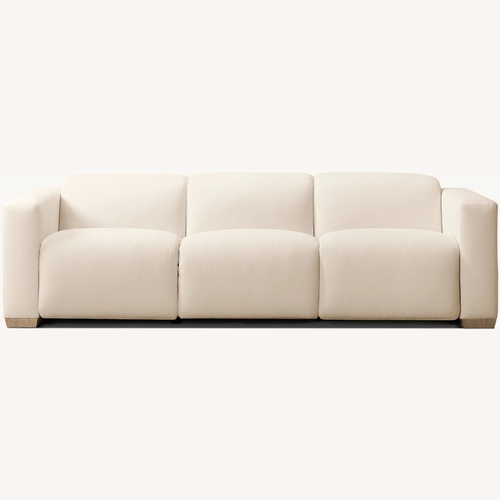 Used Restoration Hardware 8ft Lennon Reclining Sofa for sale on AptDeco