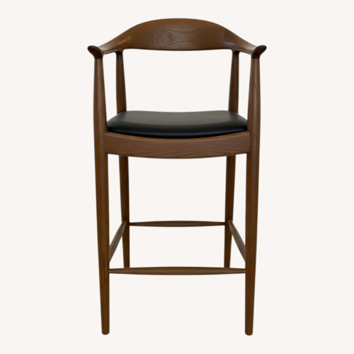 Used Dark Brown Wood Stools for sale on AptDeco