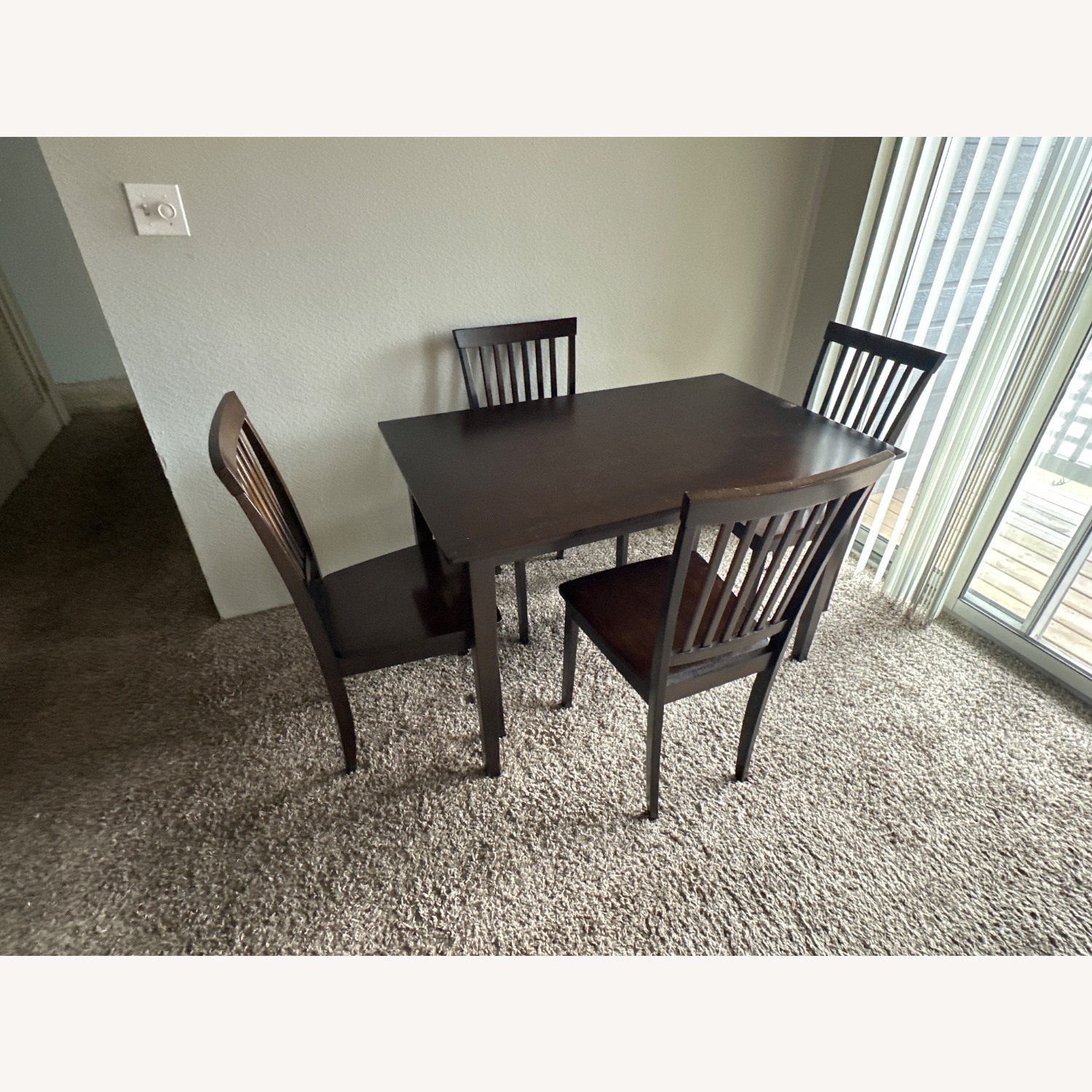 Wayfair Dark Brown Dining Table - image-2