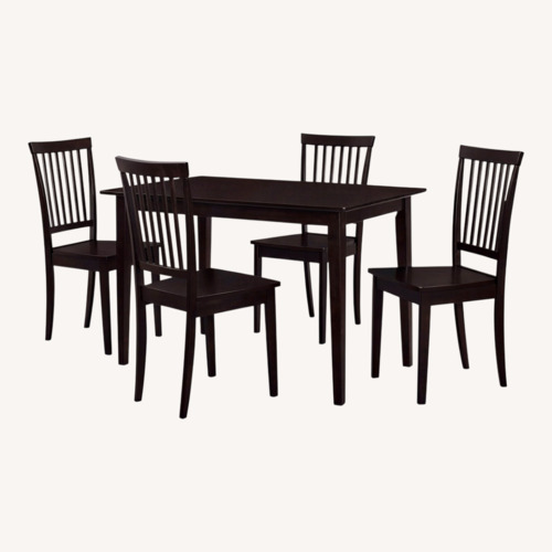 Used Wayfair Dark Brown Dining Table for sale on AptDeco