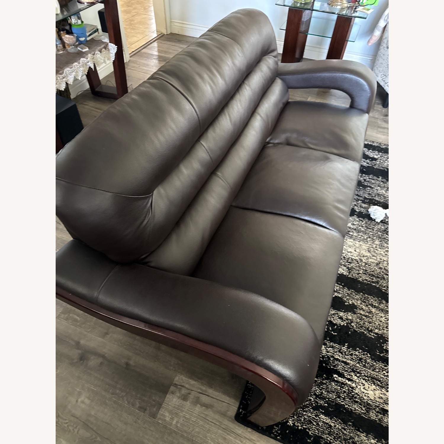 Dark Brown 3+ Seater Sofa - image-2