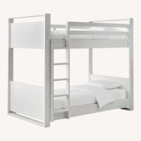 Restoration Hardware White Wood Bunk Bed
