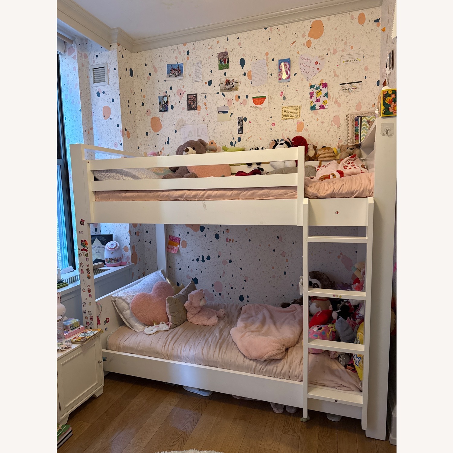 Restoration Hardware White Wood Bunk Bed - image-3