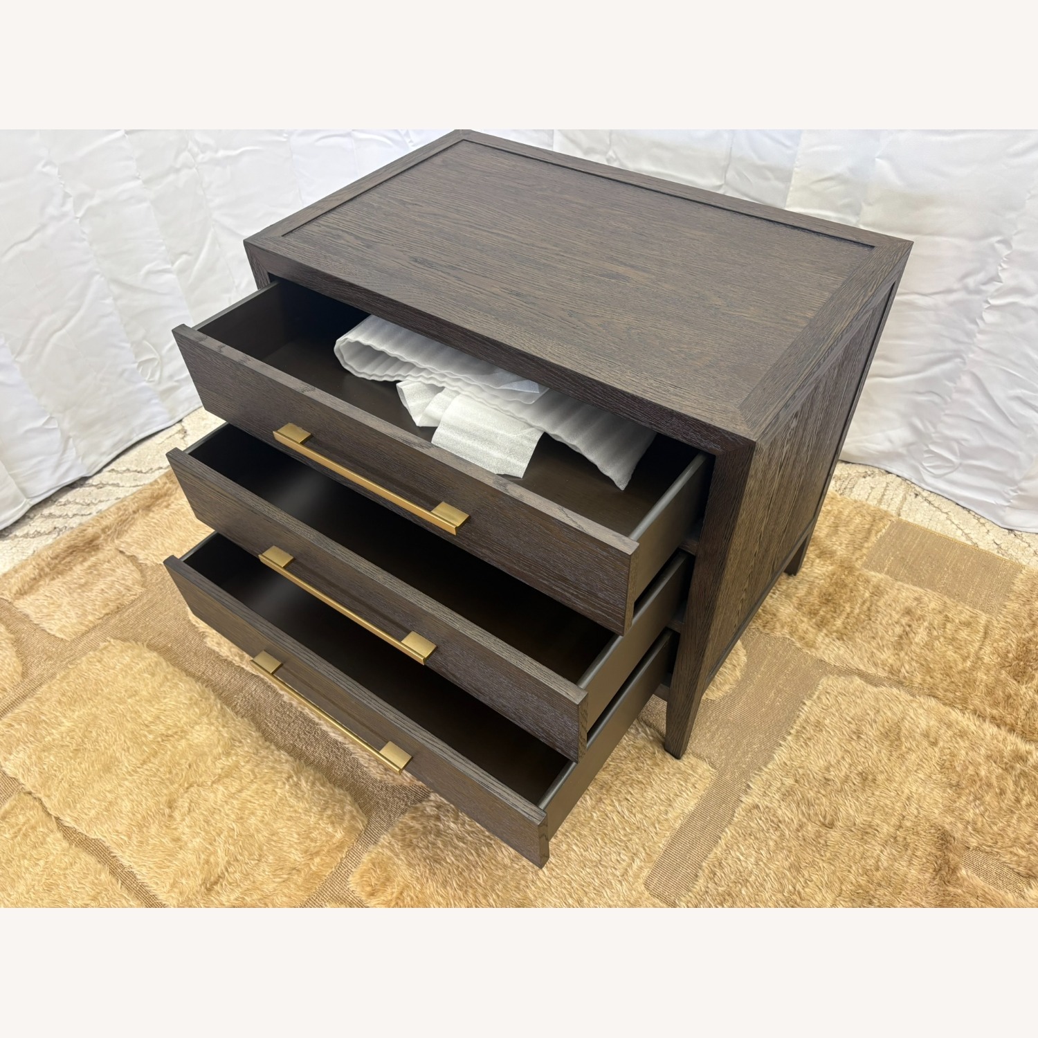 Restoration Hardware French Contemporary Closed Nightstand 32" - image-13