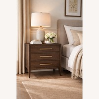 Restoration Hardware French Contemporary Closed Nightstand 32"