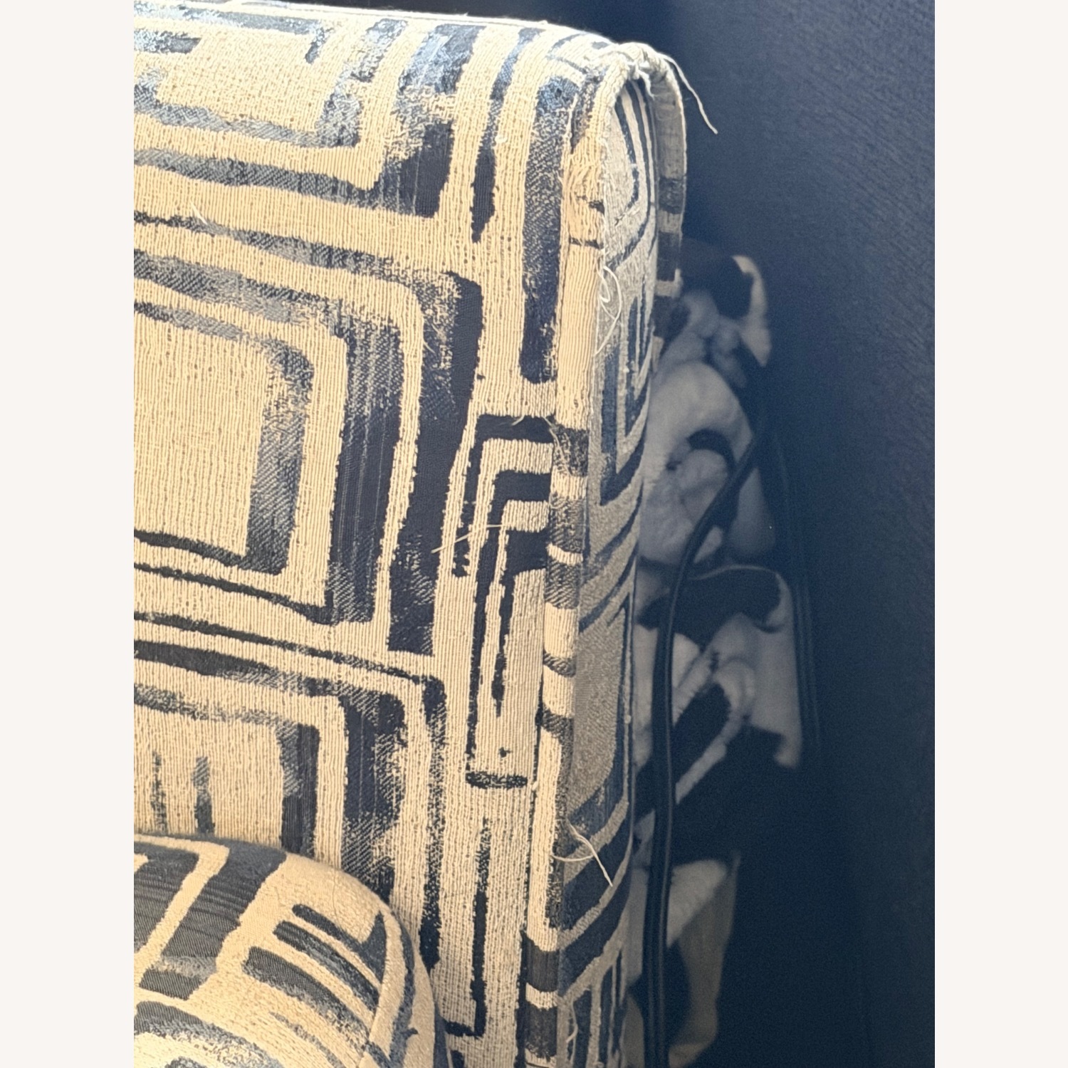 Blue Fabric Recliner - image-7