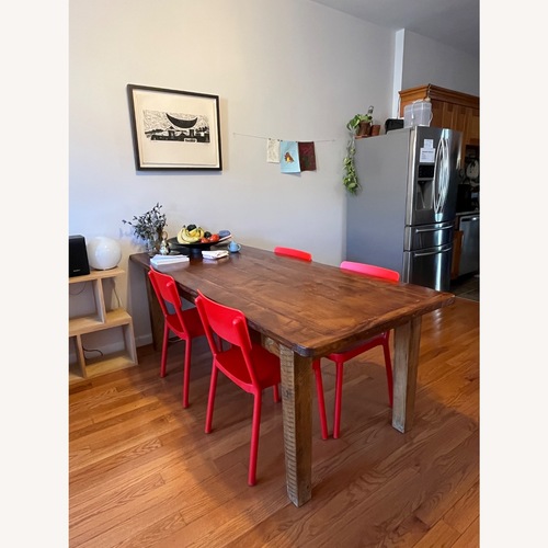 Used Large Handmade Farm Table for sale on AptDeco