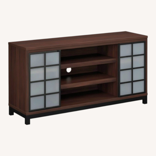 Used Gerhardina Dark Brown Wood Media Storage for sale on AptDeco