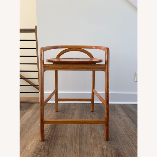 Used The Citizenry Meru Natural Wood Stools for sale on AptDeco