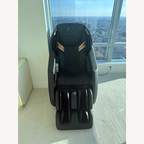 Used Dark Brown Faux Leather Massage Chair by Osaki for sale on AptDeco