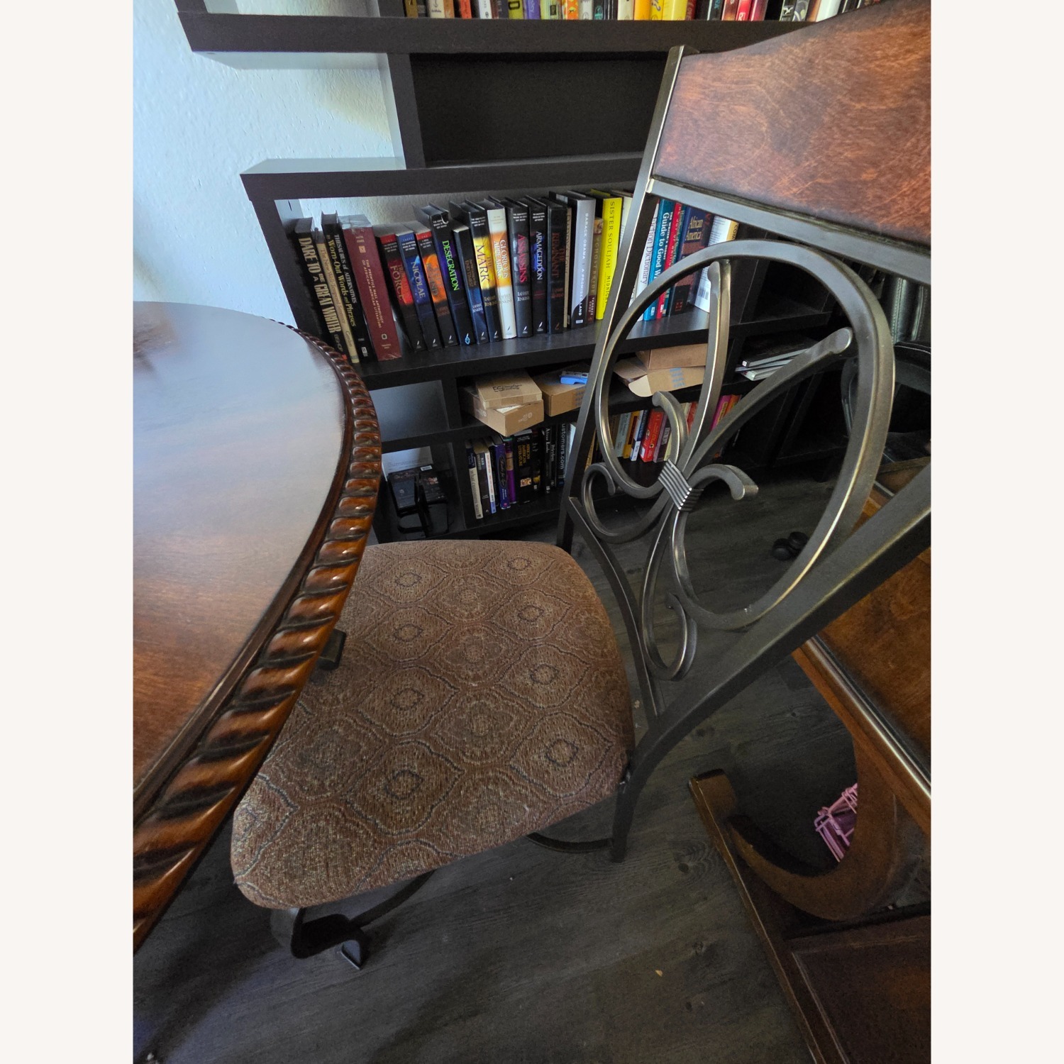 Dark Brown Wood Dining Sets - image-7