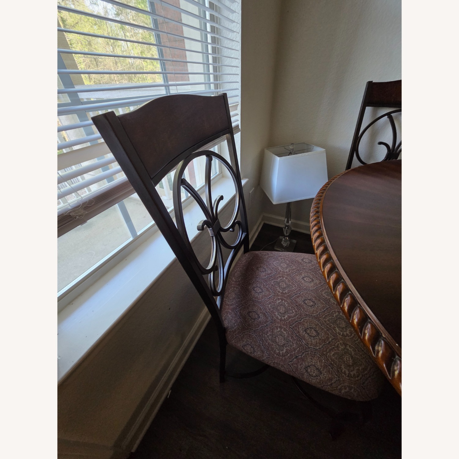 Dark Brown Wood Dining Sets - image-5