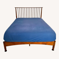 Natural Wood Full Bed