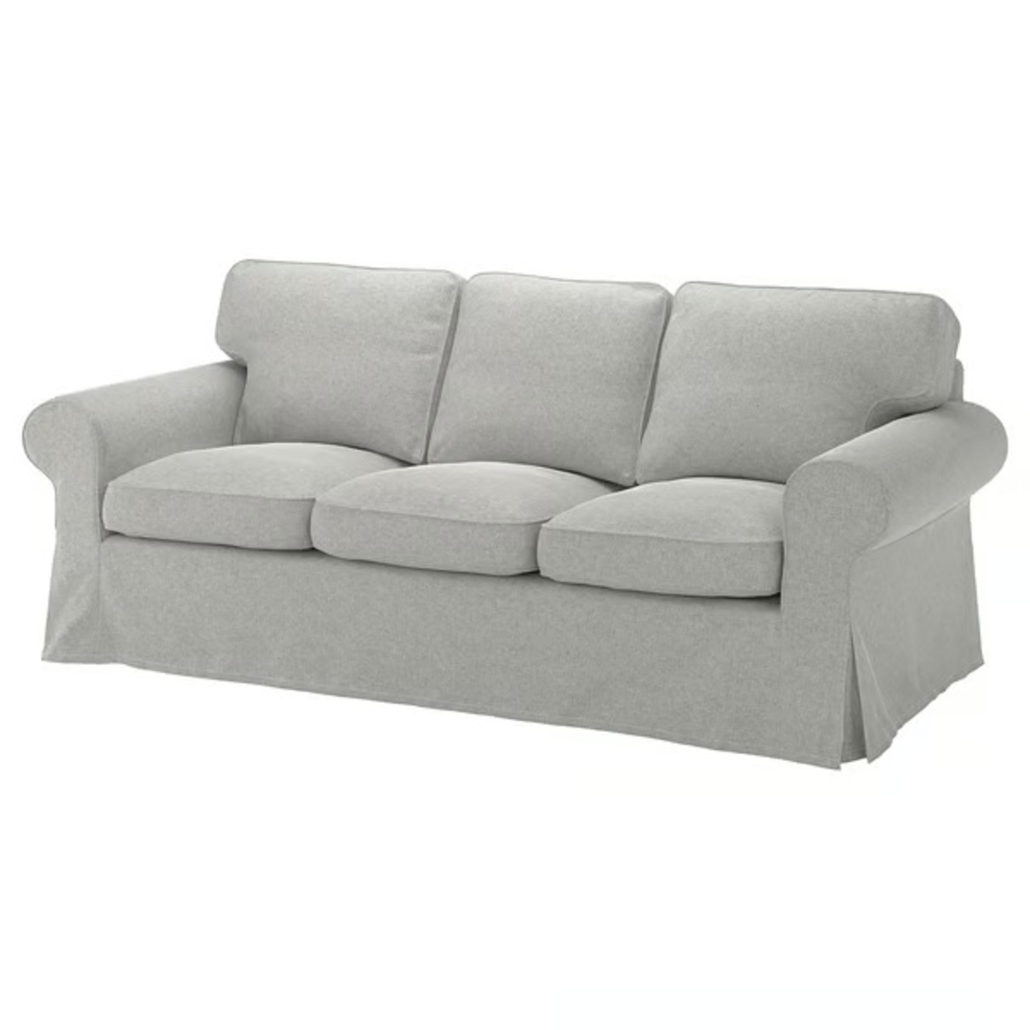 IKEA Ektorp Light Gray 3+ Seater Sofa - image-6